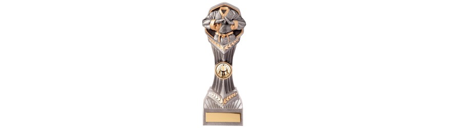 FALCON GI MARTIAL ARTS TROPHY - 5 SIZES - 10.5CM - 24CM